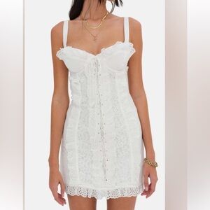 For Love And Lemons White Lace Dress